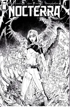 Cover of Incentive Tony S Daniel Black & White Cover