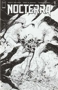 Cover of Incentive Greg Capullo B&W Variant
