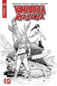 Cover of Cover G Frank Cho Pure Line Art Variant