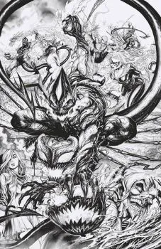 Cover of Cover O Tyler Kirkham C2E2 Exclusive B&W Variant