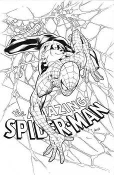 Cover of Cover Q Greg Land Exclusive B&W Variant