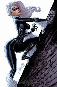 Cover of Cover BM J. Scott Campbell Exclusive Black Cat Virgin Variant (Ltd. 1200)