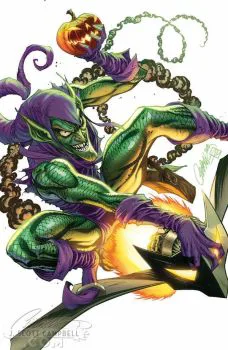 Cover of Cover BO J. Scott Campbell Exclusive Green Goblin Virgin Variant (Ltd. 1100)