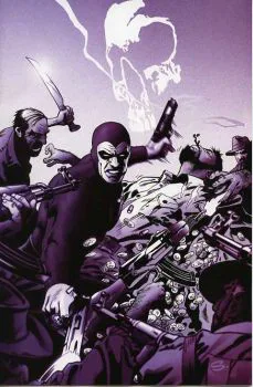 Cover of Cover B Steve Scott Duo-tone Wide Shot Virgin Variant Cover