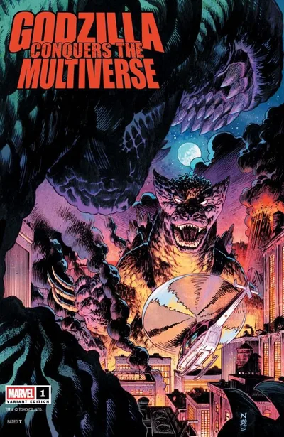 Cover of Cover C Nic Klein Heisei Godzilla Variant