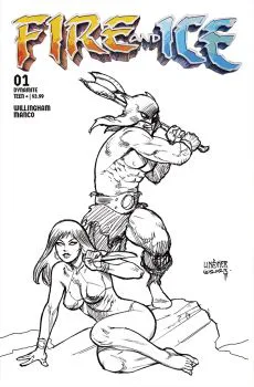 Cover of Joseph Michael Linsner Line Art Variant (1:15)