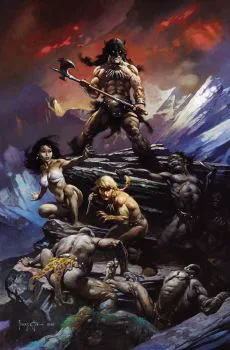 Cover of Frank Frazetta Incentive Virgin Variant (1:50)