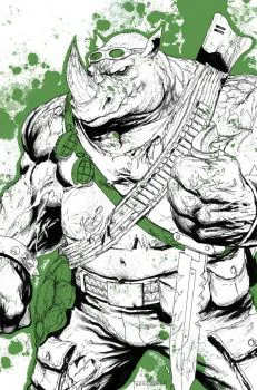 Cover of Tyler Kirkham Exclusive Rocksteady Virgin Foil Variant