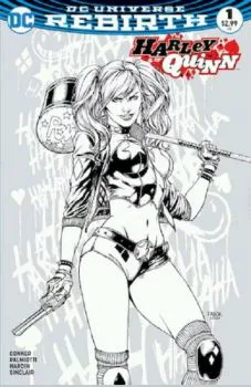 Cover of Jason Fabok Cincinnati Comic Expo Exclusive B&W Variant