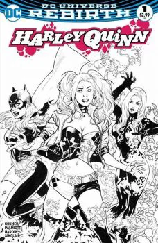 Cover of Emanuela Lupacchino Exclusive B&W Variant