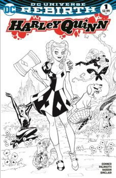 Cover of Amanda Conner Exclusive B&W Variant