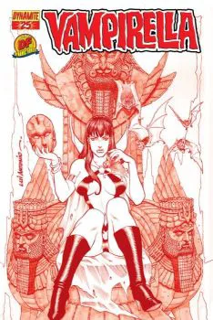 Cover of Lui Antonio Blood Red Risque Dynamic Forces Exclusive Cover