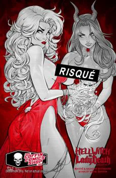 Cover of Mike Debalfo Divination Naughty Scarlet Metal Variant (Ltd. 15)