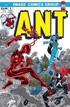 Cover of Erik Larsen Retro 1970s Trade Dress Cover