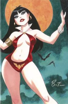 Cover of Bruce Timm Exclusive Virgin Variant