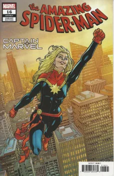 Cover of Mike Hawthorne Captain Marvel Variant