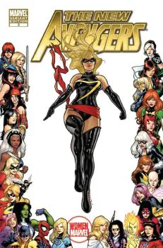 Cover of Joe Quinones Women of Marvel Frame Variant Cover