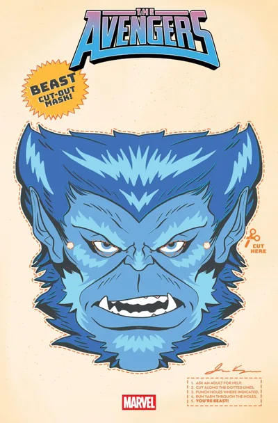 Cover of James Kerigan Retro Halloween Mask Variant