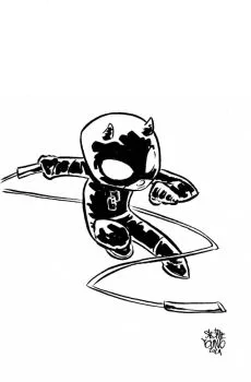 Cover of Skottie Young Incentive Big Marvels Sketch Virgin Variant (1:50)