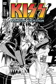Cover of Incentive Tim Seeley Black & White Line Art Variant Cover