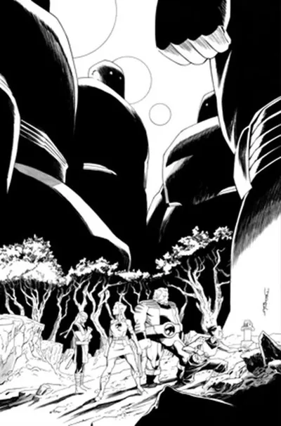 Cover of Declan Shalvey Incentive B&W Virgin Variant (1:15)