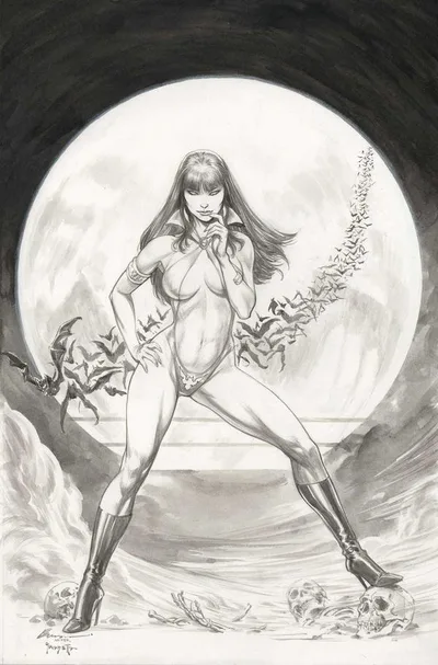 Cover of Buzz Frazetta Incentive Sketch Virgin Variant (1:5)