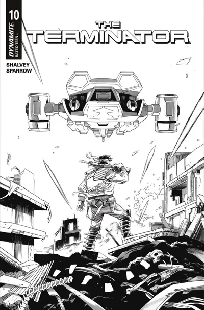 Cover of Declan Shalvey Incentive B&W Variant (1:10)