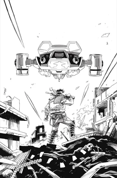 Cover of Declan Shalvey Incentive B&W Virgin Variant (1:15)