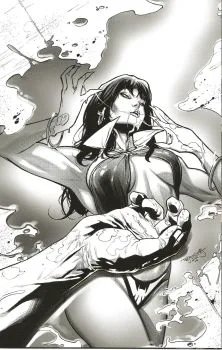 Cover of Cover N Stephen Segovia B&W Virgin Variant