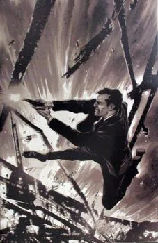 Cover of Butch Guice B&W Virgin Variant