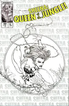 Cover of Cover P 1:11 Jamie Biggs B&W Todd McFarlane Homage Line Art  FOC RIC