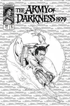 Cover of Jamie Biggs Todd McFarlane Homage Line Art Cover