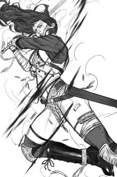 Cover of Cover M FOC Bonus Sway B&W Virgin Variant Cover