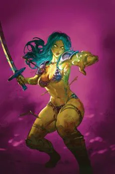 Cover of Cover V Incentive 21 Copy FOC Leirix Li Ultraviolet Virgin Variant Cover