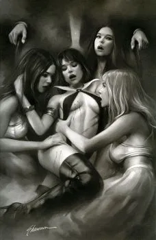 Cover of Cover I Incentive Shannon Maer Black & White Virgin Variant Cover