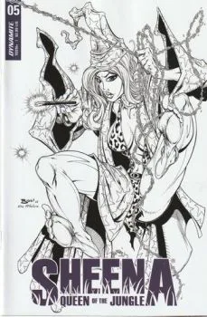 Cover of Cover S B&W Wizard Homage Jamie Biggs Variant