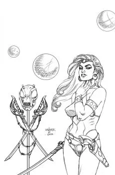 Cover of Cover N Incentive Joseph Michael Linsner Black & White Virgin Cover