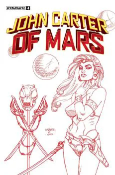 Cover of Cover O Martian Red FOC Incentive Joseph Michael Linsner Cover