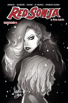Cover of Cover G Incentive Mirka Andolfo Black & White Variant Cover