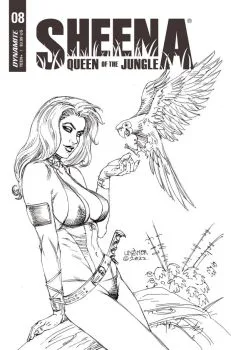 Cover of Cover F Joseph Michael Linsner B&W Variant