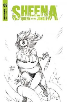 Cover of Cover F Incentive Joseph Michael Linsner Black & White Variant