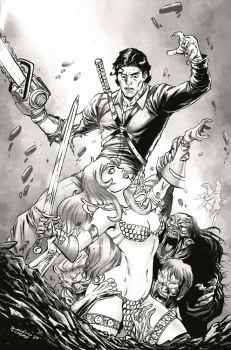 Cover of Tim Seeley Incentive B&W Variant (1:15)
