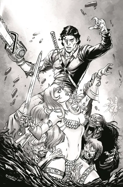 Cover of Tim Seeley Incentive B&W Variant (1:15)