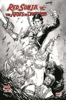 Cover of Tim Seeley Incentive B&W Variant (1:10)