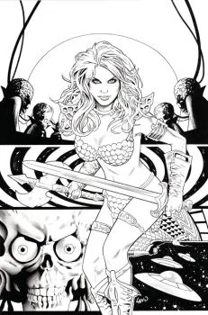 Cover of Greg Land Incentive Line Art Virgin Variant (1:10)