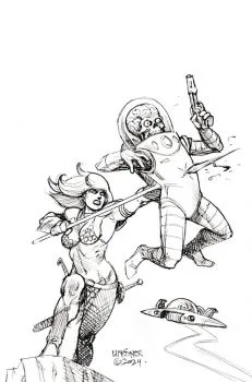 Cover of Joseph Michael Linsner Incentive Line Art Virgin Variant (1:20)