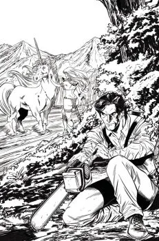 Cover of Tim Seeley Incentive Line Art Virgin Variant (1:15)