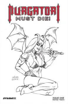 Cover of Cover H Joseph Michael Linsner Line Art Variant