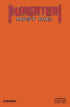 Cover of Cover Q Hellfire Orange Blank Variant