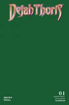 Cover of Cover V Earth Green Blank Authentix Variant